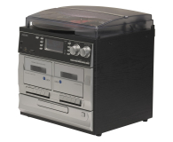 Denver Miniwieża Denver MRD-166 z gramofonem i radio DAB+/FM czarna - 1535051 - zdjęcie 3